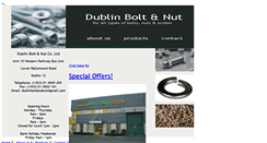 Desktop Screenshot of dublinboltandnut.com