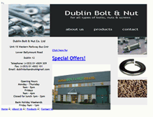 Tablet Screenshot of dublinboltandnut.com